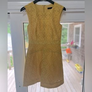 JCREW Yellow Shift Dress- Size 2